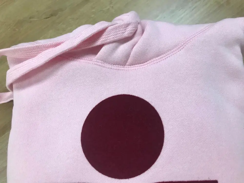 Pink Женские толстовки с капюшоном с буквенным принтом, бархатная хлопковая толстовка с капюшоном, Толстая теплая Осенняя Зимняя Повседневная Толстовка - Цвет: Pink