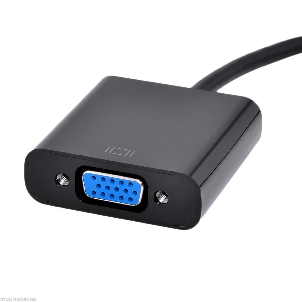 1 шт. профессиональный адаптер HDMI VGA Цифровой преобразователь медный видео кабель 1080P для ноутбука компьютер DVD PC ноутбук ТВ коробка HD tv