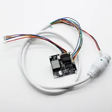 Placa do pwb do módulo do ponto de entrada do cctv power over ethernet 12 v saída inteligente poe ieee802.3af/at para a câmera do ip com cabo poe à prova de intempéries
