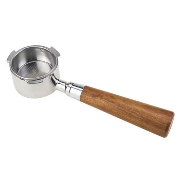 

Coffee Portafilter Wooden Handle 51mm For Delonghi ECO310/EC680/EC685 Replace Accessories