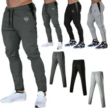 Модные мужские обтягивающие узкие брюки для бега, повседневные брюки, спортивные штаны для бега, велоспорта, бодибилдинга, тренажерного зала