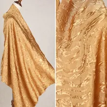 50*145 см золотисто-желтый ожоги светоотражающий креативный полиэстер ткань пальто патч текстиль diy ткань C854