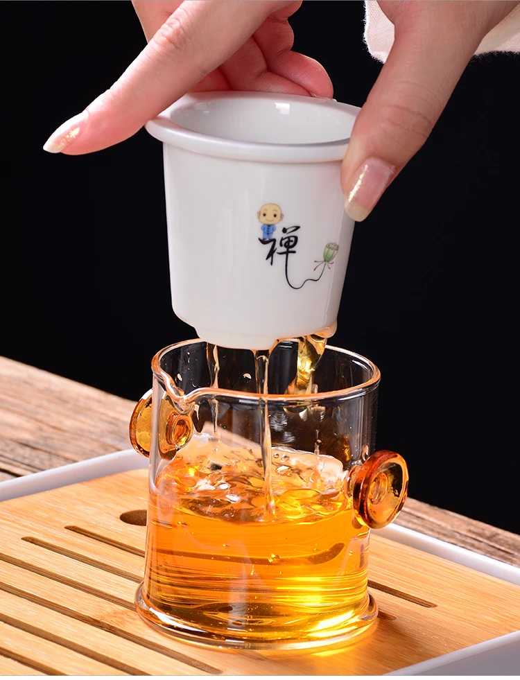 Новинка, 9 шт, портативный дорожный чайный набор кунг-фу, керамический чайный горшок, фарфоровый чайный сервиз Gaiwan, чайные чашки, чайник с дорожным пакетом