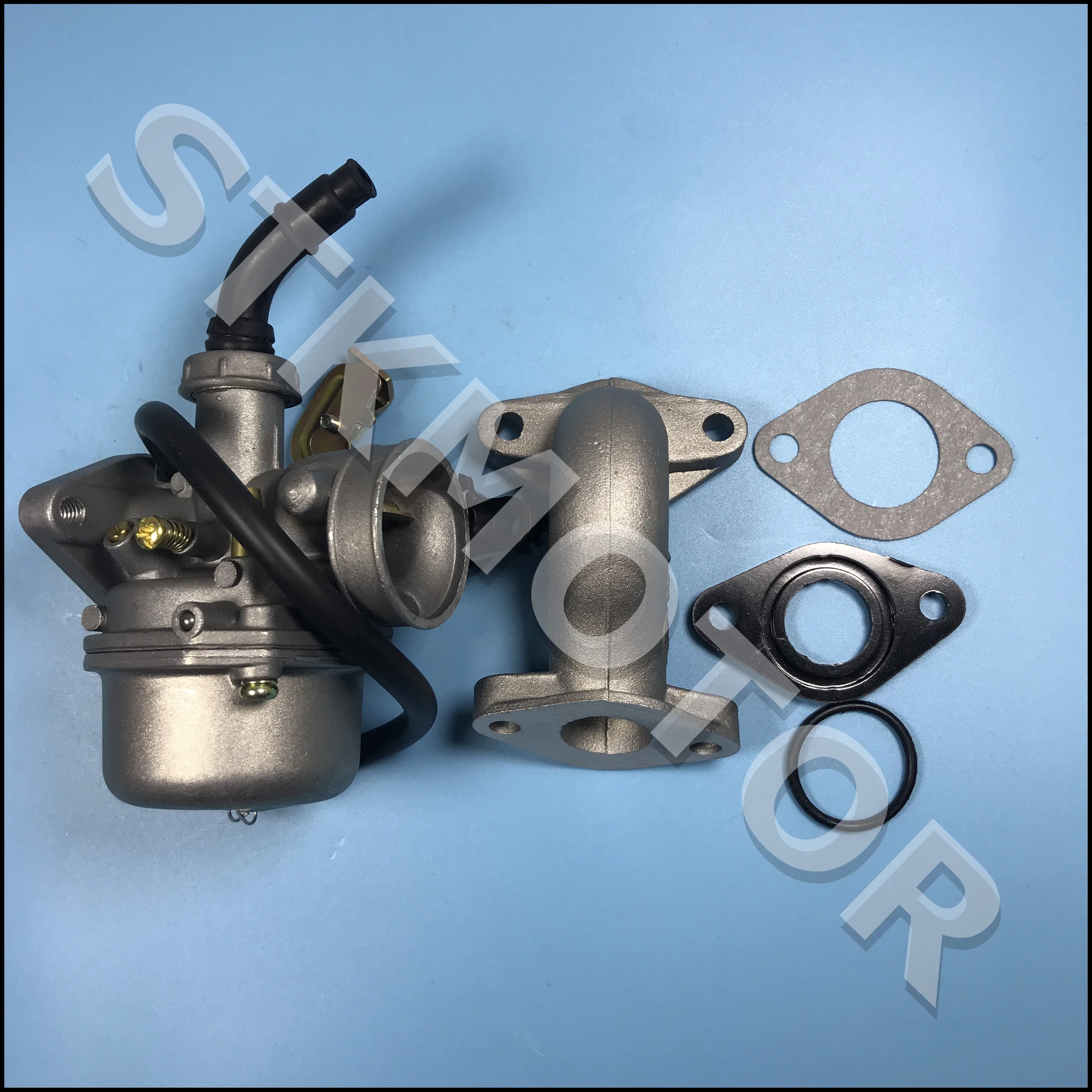 50CC 70CC 90CC 110CC четырёхкамерный карбюратор для квадроциклов PZ19 19 мм карбюраторный кабель дроссель с впускной коллектор прокладки