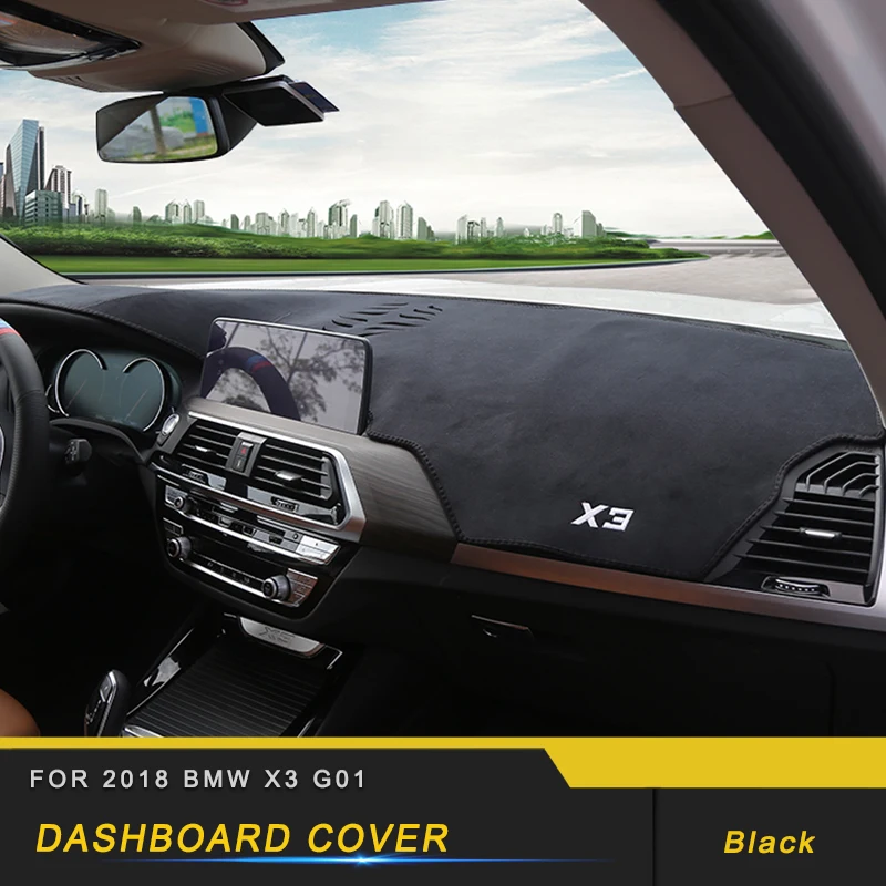 

Auto Car-styling Dashboard Cover Sunshade Anti-Slip Mat Pad Cushion Cover Carpet Interior Accessories for 2018 BMW X3 G01