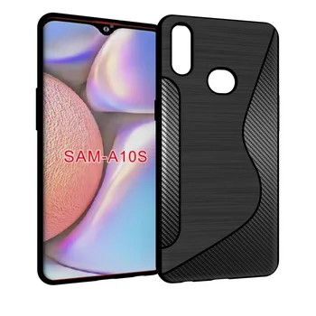 

10PCS/LOT,black shockproof Anti-skid S Line TPU Gel Skin Case Cover For Samsung Galaxy A10S (2019)