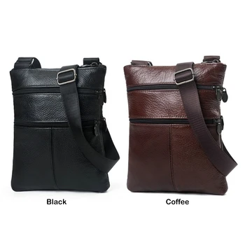 

Casual Genuine Leather Messenger Bags Mens Bag For Men Small Phone Bag Men's Crossbody Bag Shoulder Male Crossbody Bag