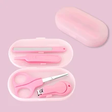 Paston бренд Baby Care 4-Set включая машинки для стрижки ногтей, ножницы, стальные пилочки для ногтей, носовые пинцеты YE-12