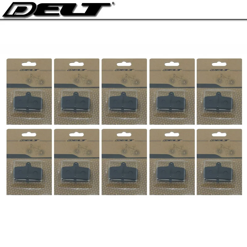 10 pairs 10 пар MTB горный велосипед Велоспорт дисковые Тормозные колодки Pin для SHIMANO ST M810 M820 ZEE M640 H01 полуметаллический - Цвет: 10 pairs