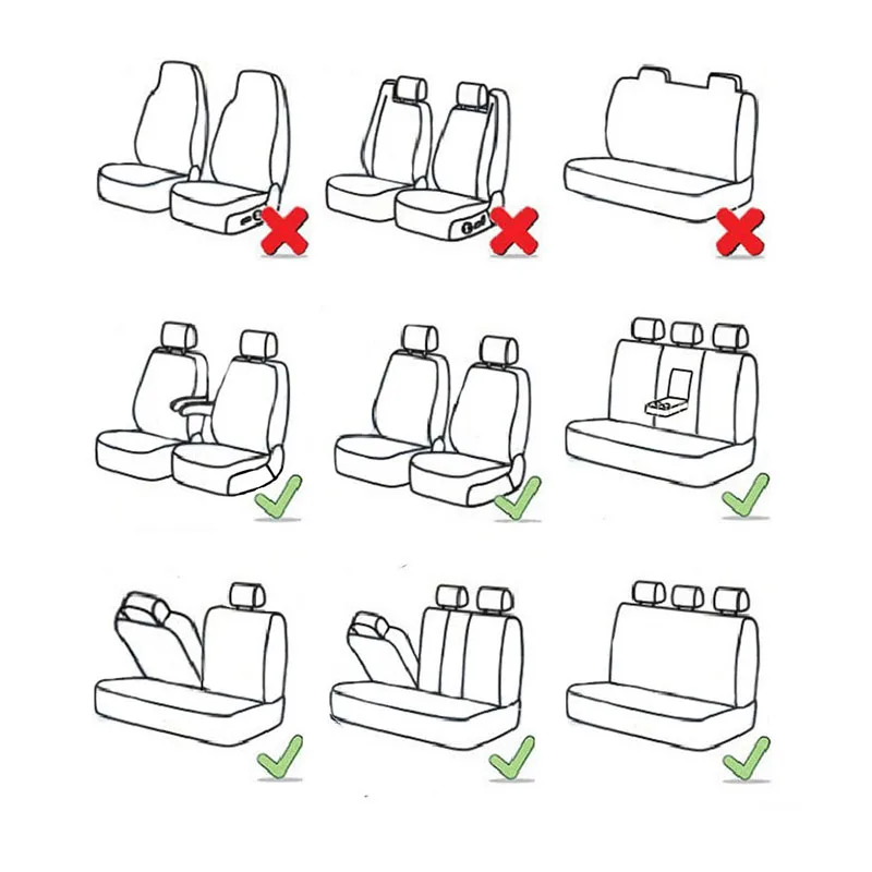 Чехол для сидения автомобиля Универсальный 5-чехлы для сидений автомобиля из ткани, обложки для hyundai Santa Fe Solaris соната Tucson 2007 2008 2011 2013