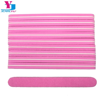 

10pcs/lot Pink Reusable Sponge Nail File Sandpaper Nail Polishing Buffing Blocks 100/180 Pedicure Manicure Nail Accessories Tool