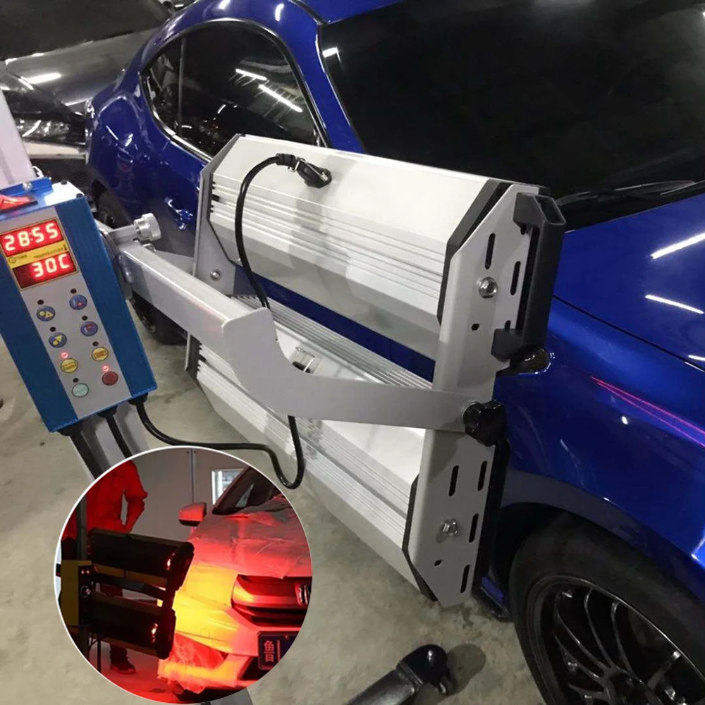 2000w Infrared Mobile Paint Drying Lamp Car Body Shortwave Infrared