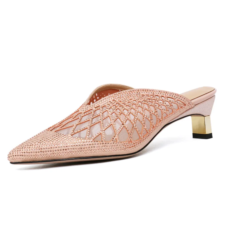 2019 Фирменная новинка в Корейском стиле модный стильный со стразами Босоножки