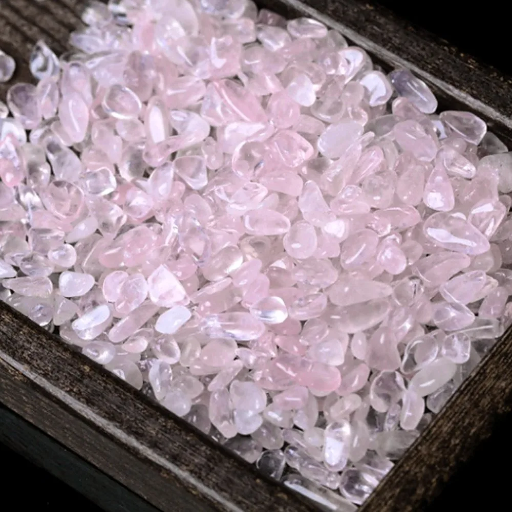 rose quartz crystal tumbled stones (3)