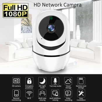 

Universal 1080P Full HD WIFI Wireless Video Baby Monitor Dome Camera Two-Way Intercom Night Vision Home CMOS Security Camcorder