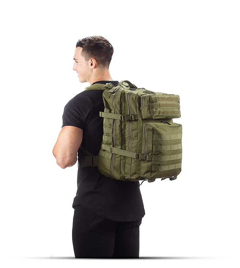 50л армейский военный тактический большой рюкзак для альпинизма, рюкзак Оксфорд для спорта, кемпинга, походов, рыбалки, охоты, водонепроницаемая сумка
