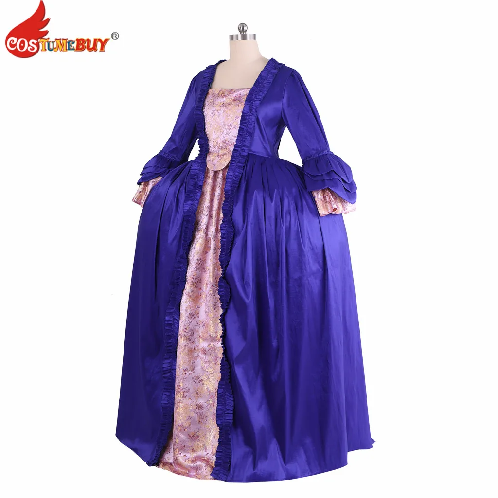 Costumebuy Regency pioneer 18th Versailles Duchess Belle Платье средневековая реконструкция театр