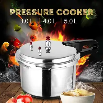 

Kitchen Pressure Cooker Cookware Soup Meats Pot Gas Stove/Open Fire Pressure Cooker Outdoor Camping Cook Tool Steamer