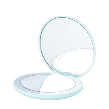 

LED Makeup Mirror Lamp Convenient Vanity Mirror Glass Mirror LED Charging Outdoor make-up Night Light