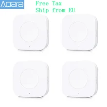 A partir da ue aqara sensor inteligente sem fio mini interruptor chave conexão zigbee remoto um botão de controle chave segurança em casa mihome homekit