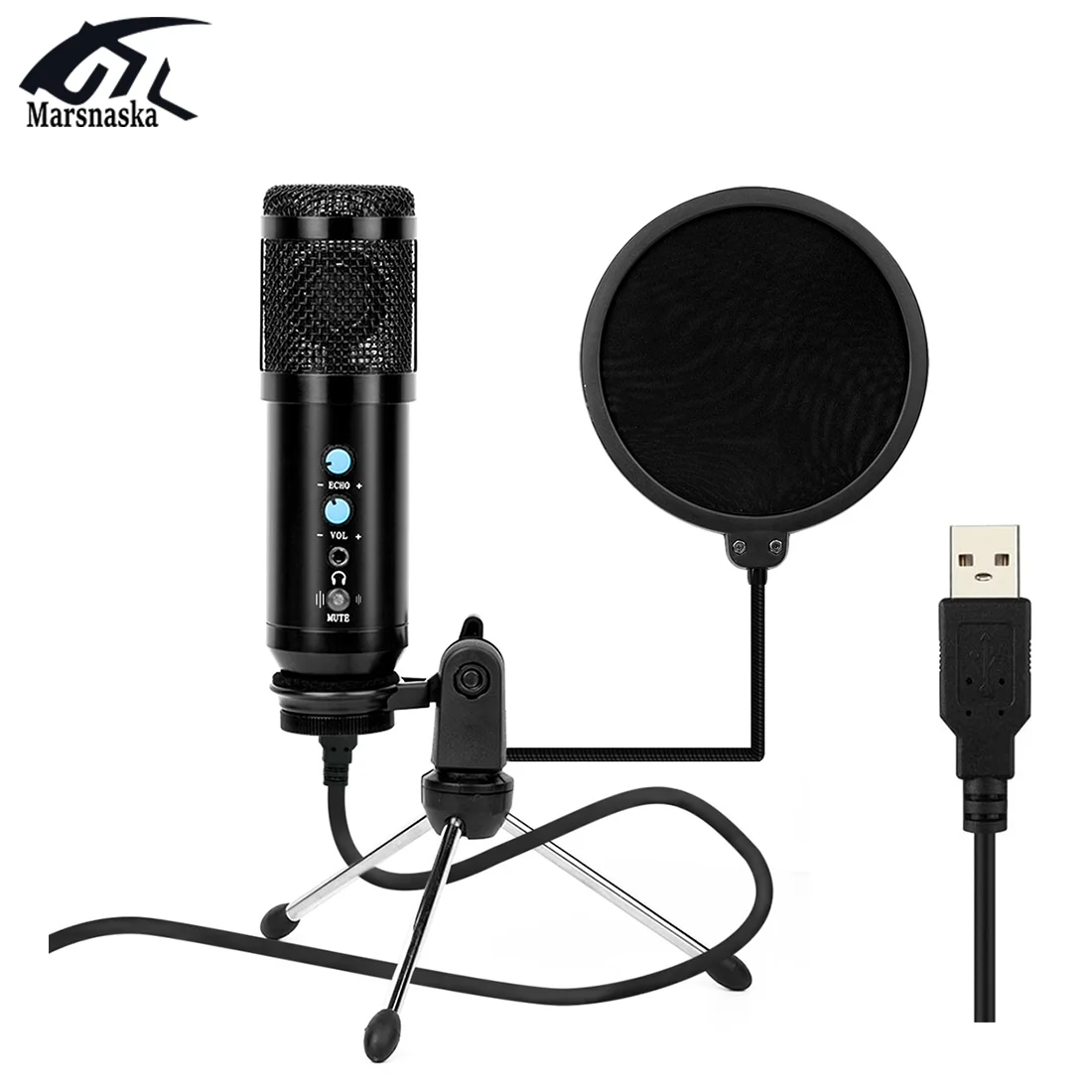 Профессиональный USB-микрофон BM858 конденсаторный микрофон профессиональный