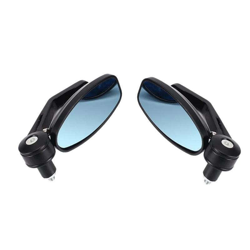

Motorcycle 7/8 Inch Handle Bar End Rearview Side Mirrors Universal Fit for Honda for Yamaha Kawasaki