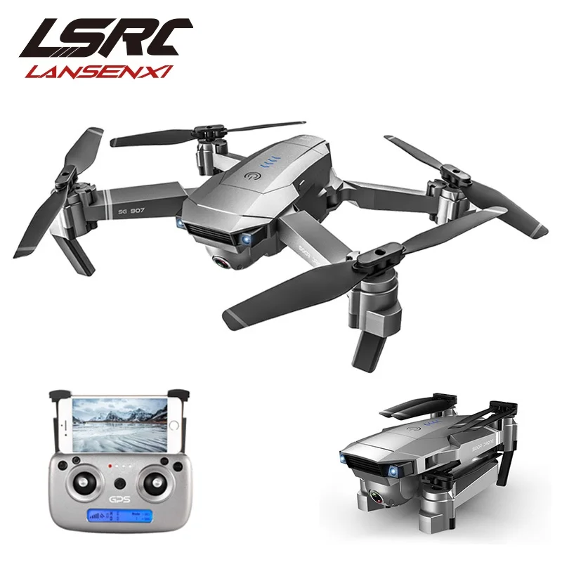 Новый SG907 GPS Дрон 4K HD Двойная камера Широкоугольный анти встряхивание WIFI FPV RC