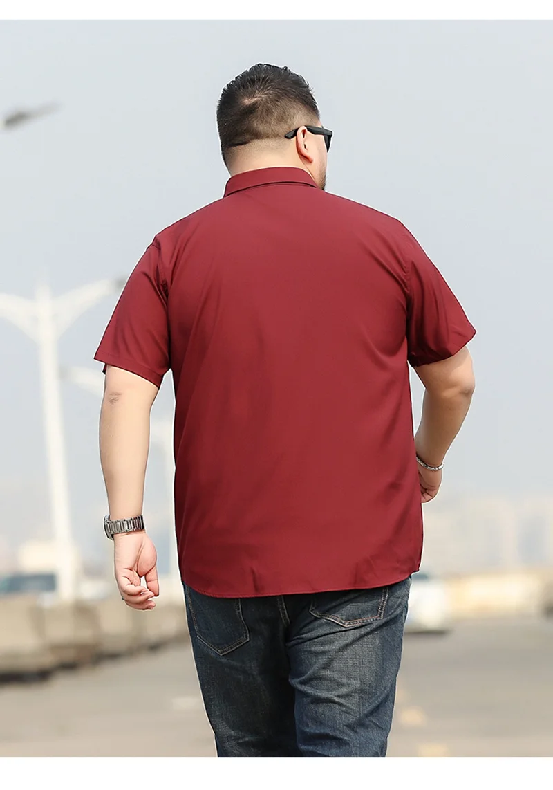 men 8XL 9XL shirts 10XL 7XL plus size big larger 5XL 6XL cheap short sleeve summer dress plaid shirts casual navy blue dress shirts men casual shirts