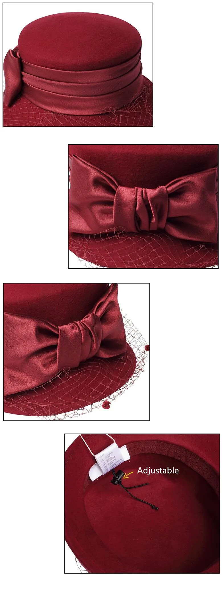H3525 женская шляпа Fedoras, Женская осенне-зимняя теплая Модная кепка, женская утепленная Кепка в Корейском стиле, с бантом, с сеткой, для банкета, вечерние, элегантные кепки s