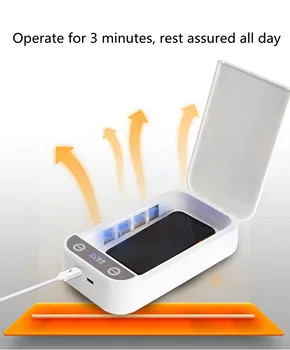 

Mini Multifunctional Sterilization Box Cell Phones Toothbrush Mask Comestic Tool Toy UV Light Sterilizer Disinfection Machine