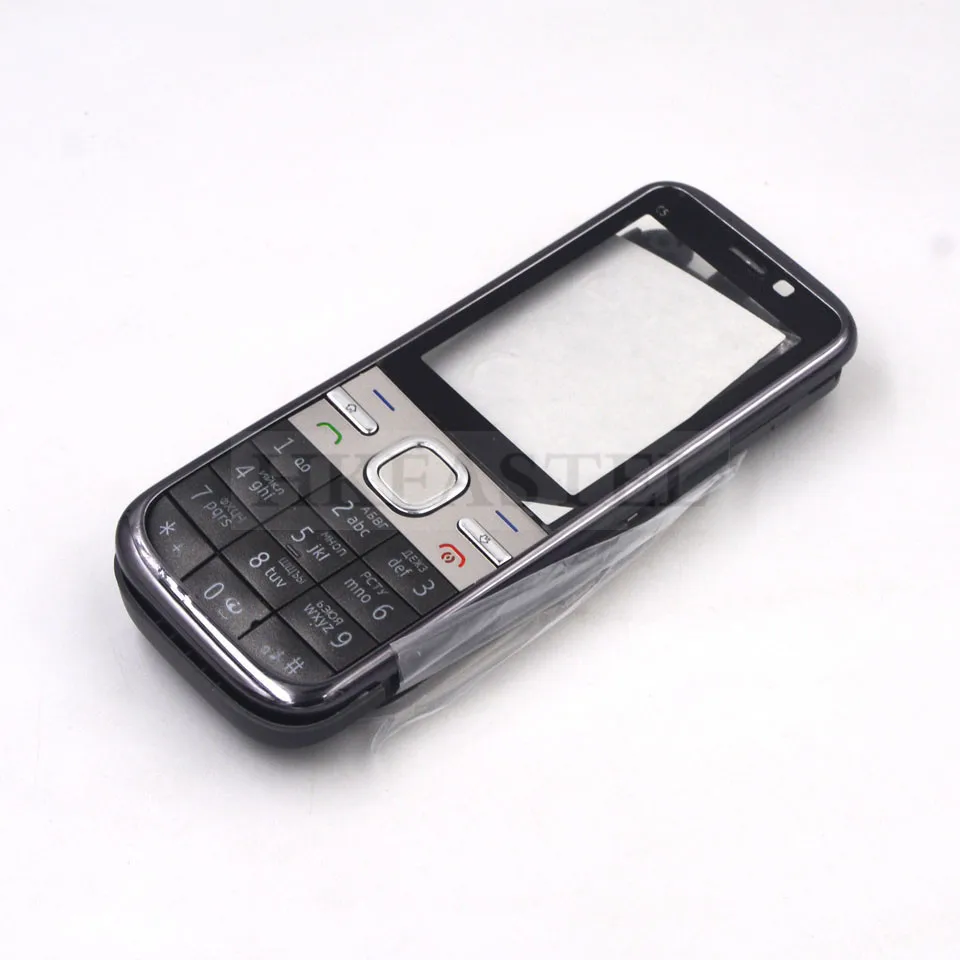 Mobile Phone Housing Cover Case English/Russian/Arabic Keypad Tools for Nokia C5 C5-00