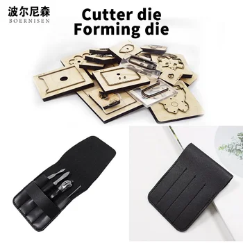 

SMVAUON Cutting Dies Leather Knife Cut Die Customized DIY Key Case Pendant Making Decor Supplies Dies Template