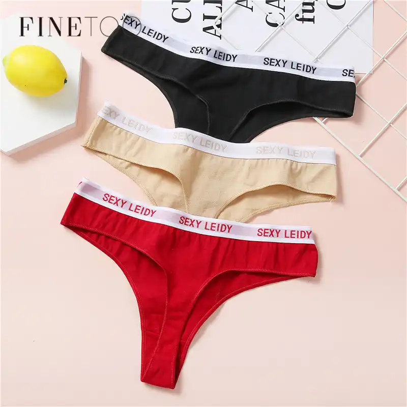 lot string coton femme