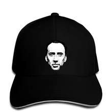 Бейсболка Nicolas Cage Face черная бейсболка с острым носком