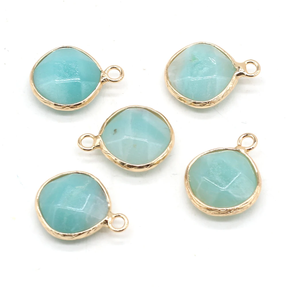 

Natural Semi-precious Stones Irregular Round Boutique Making DIY Fashion Charm Necklace Bracelet Gift