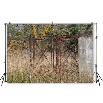

HUAYI Fall Scenery Backdrop Autumn Wild Weeds Background Photography Natural Scene Photoshoot Photography Prop Banners D-5241