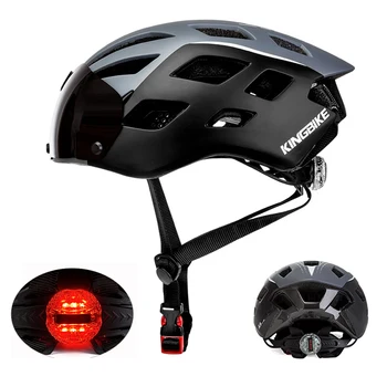 

KINGBIKE Cycling Helmet Detachable Eye Shield Goggles Helmet Protection Men Women Mountain Road Bike Helmet With Light Casco