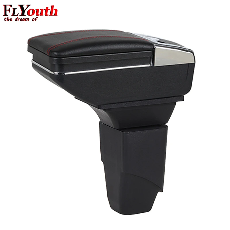 

For Peugeot 207 206 2006-2013 Car Armrest Box Central Store Content Box Car-Styling Storage Center Console Products Interior