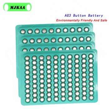 

500 PCS Factory Price AG3 1.55v Button Battery 192 G3 SR41SW 384 LR736 V3GA LR41 LR736 Alkaline watch battery