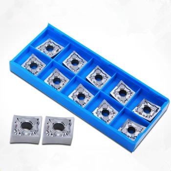 

10pcs CNMG120402 CNMG 120402 HA H01 Aluminum Insert Carbide External turning tool CNC Lathe Turning Inserts Metal lathe tool
