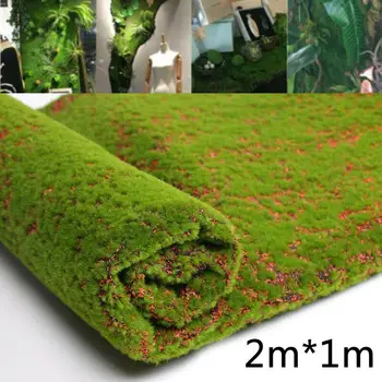 

Artificial Moss Fake Green Plants Grass for Shop Patio Wall Decor DIY 1M*2M Garden Micro Landscape Decoration
