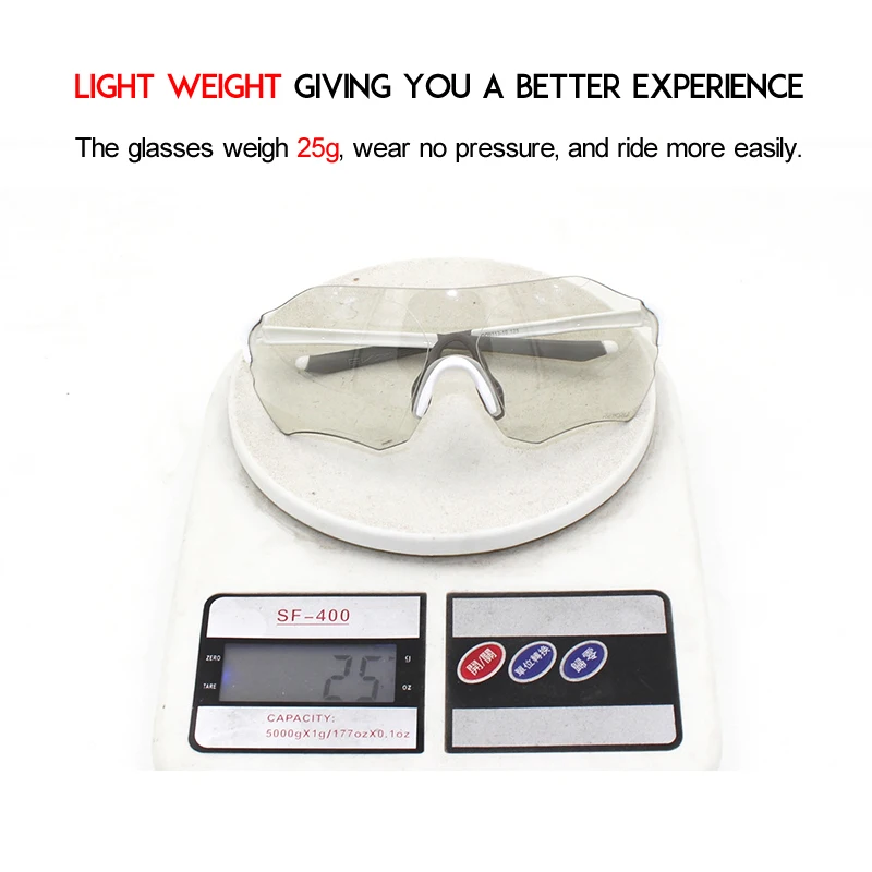 Photochromic Cycling Sunglasses Mountain Bike Goggles Cycling Eyewear Bicycle Sunglasses Cycling Glasses
