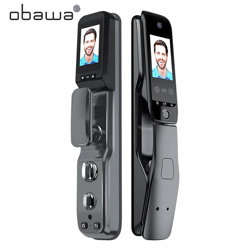 US $419.30 Obawa Face Recognition Lock Smart Lock Digital Door Lock Biometric Fingerprint Lock For Home Safey Fingerprint Password Key