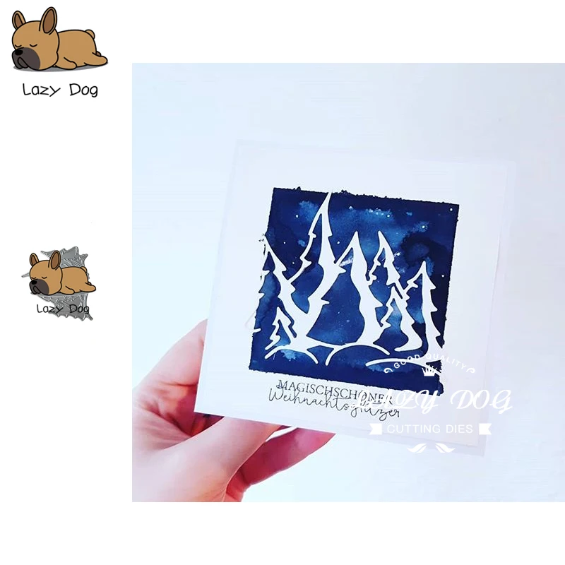 

Christmas Tree Metal Cutting Dies Scrapbooking Stencil DIY Decorative Craft Embossing Die Cuts Card Making New Dies For 2019