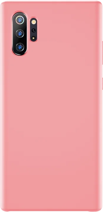 Для samsung Note 10, 9, 8, чехол на заднюю панель, мягкий жидкий силиконовый чехол для samsung Galaxy Note 10 Pro, противоударный защитный чехол - Цвет: Розовый
