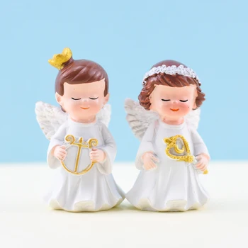 

Cakelove white Angel baby boy girl cake topper cupcake party for baking cake decorating tools anniversary birthday decoration
