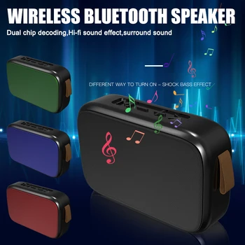 

Bluetooth Portable Speaker Louder Volume Clear Stereo Sound Bass USB Mini Speaker For Car Home Speakers Portable Audio DJA88