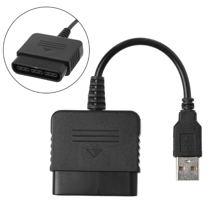 Кабель-преобразователь для ПК игрового контроллера Прочный USB-адаптер PS2 на PS3