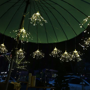 

Outdoor LED Garden Fireworks Lights 150 LEDs Waterproof Flash String Light For Lawn Garden Patio Christmas Holiday Decoration