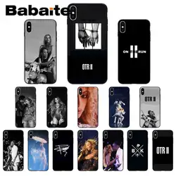 Чехол для iphone x Beyonce Jay Z OTR II черный мягкий чехол для телефона из ТПУ чехол для iphone X XS MAX 6 6S 7 11pro 8Plus 5 5S XR